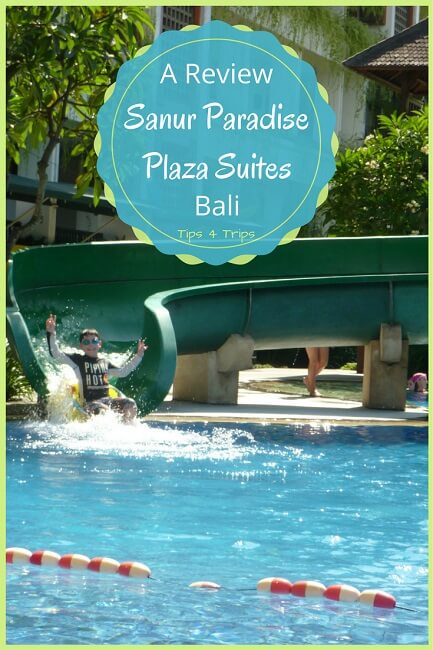 waterslide at the Sanur Paradise Plaza Suites Reviews
