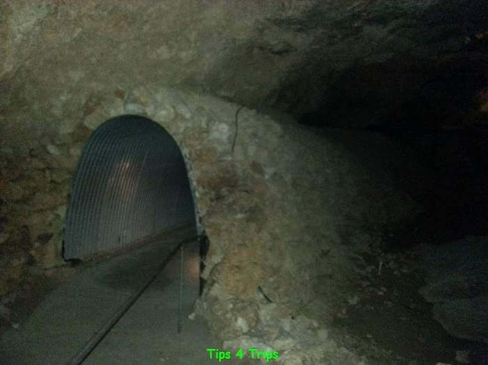 The Yanchep Crystal cave safety tunnel