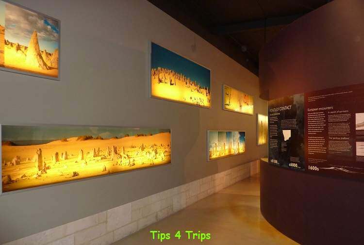 Inside the Discovery centre at the Pinnacles Desert in the Nambung National Park, Western Australia.