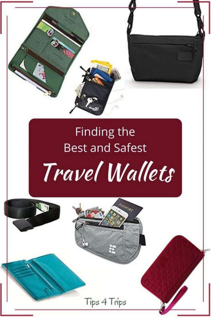 A choice of travel wallet, money belts, belts and travel bags for safe trips