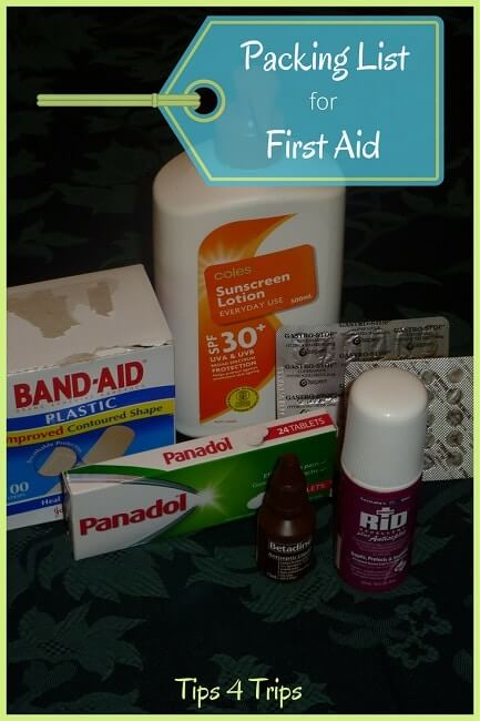 How to create a first aid travel kit | Tips for holiday medical kit | Holiday first aid List | vacation medical kit