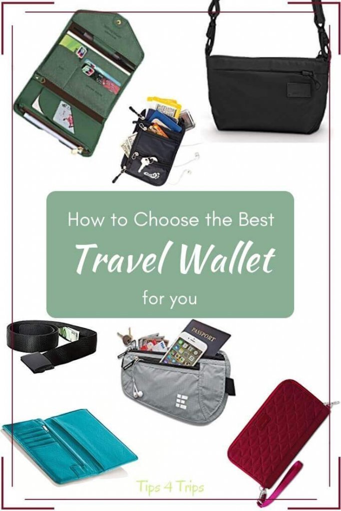 Choose from these safe travel wallets including money belt, clutch purse, crossover bag for your next trip