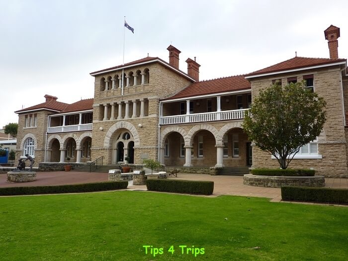 The heritage Perth Mint building 