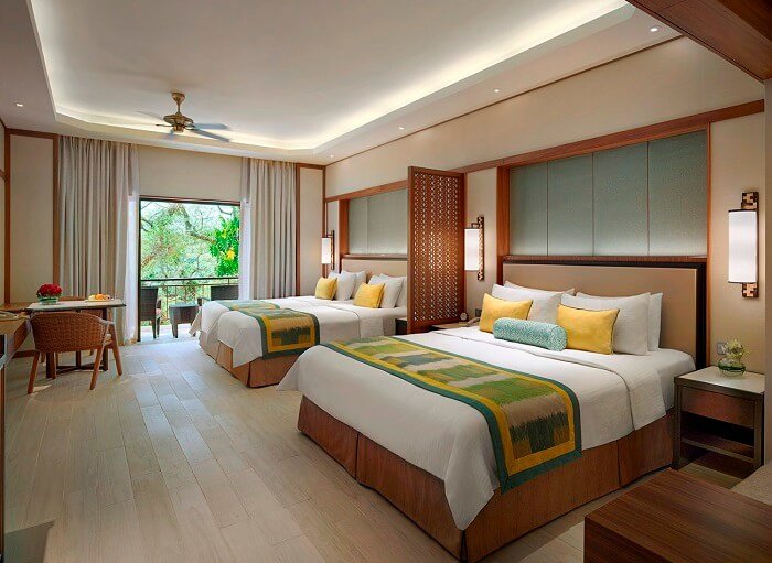 The family rooms and facilities at Penangs Shangri-la rasa Sayang Resort