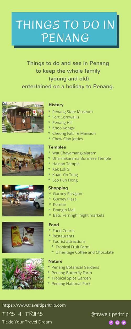 A list of over 20 things to in in Penang Malaysia