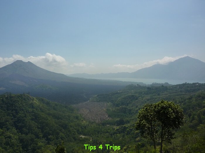 See Mount Batur during a Bali cycling tour