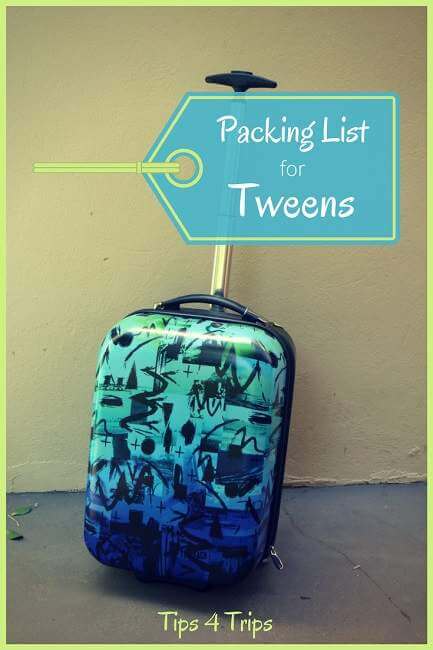 tween travel essentials
