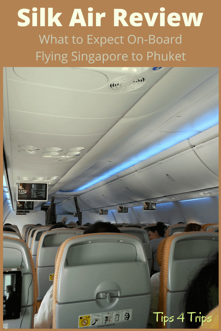 The economy class section of a SilkAir 737