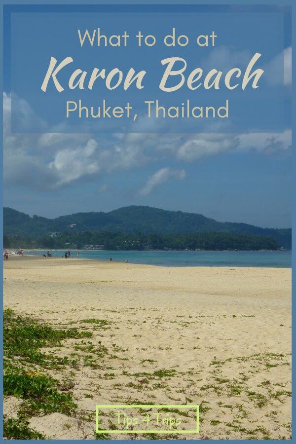 Looking across the golden sands of Karon beach, Phuket Thailand