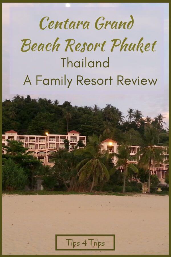 Looking across the beach to Centara Grand Beach Resort Phuket, Thailand