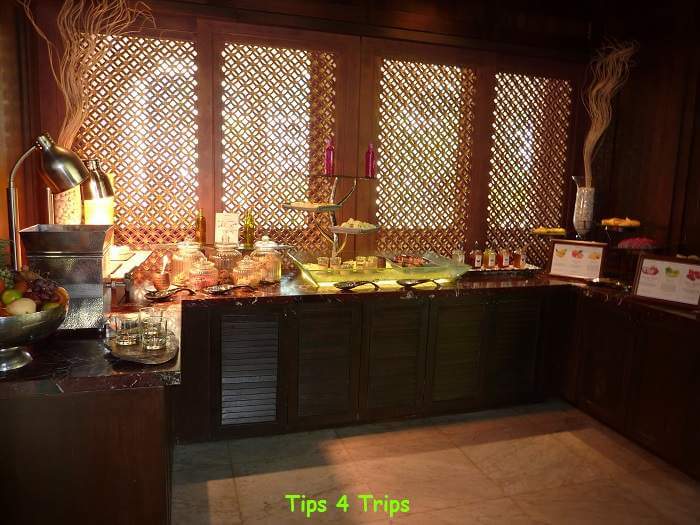 The high tea buffet at The Club in the Centara Grand Beach Resort Phuket
