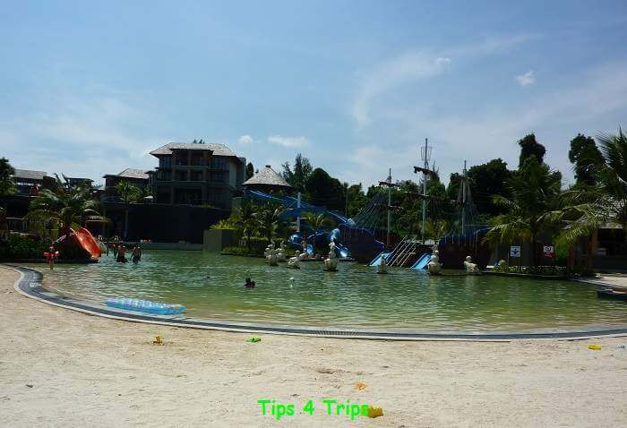 The toddler pooland splash zone part of the mai Khao Lak water park