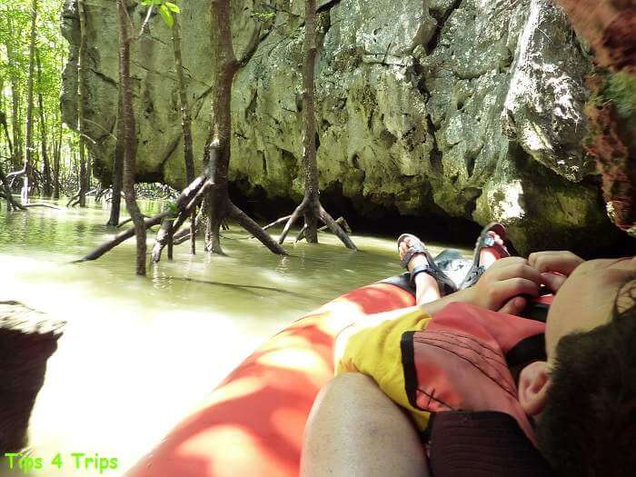 Phang Nga Bay canoe tour through the mangroves