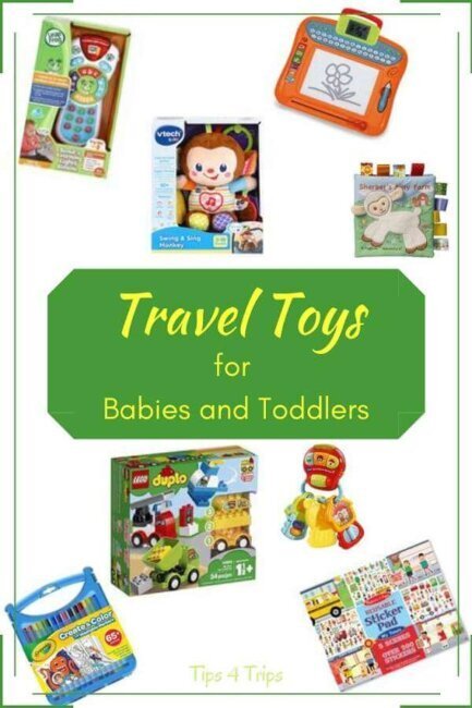 A selection og travle toys for babies and toddlers including mobiles, duplo, teething toys and soft books