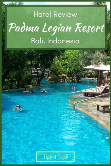 Pinterest image of lagoon pool for Padma Resort reviews