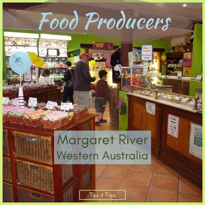 Guide to Margaret River Food cover photo of lolly shop