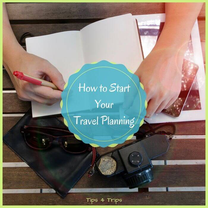 featured image with text overlay how to start your travel planning