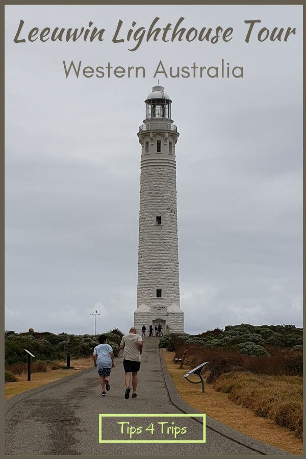 people walking up to the Leeuwin Lighthouse