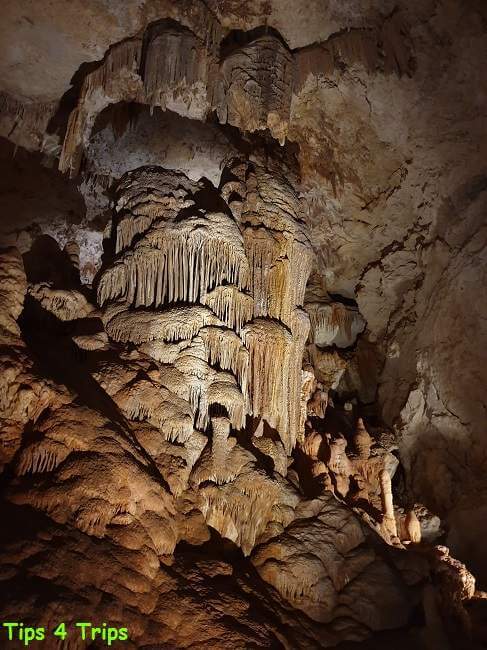 Jewel Cave formation called the pipe organ