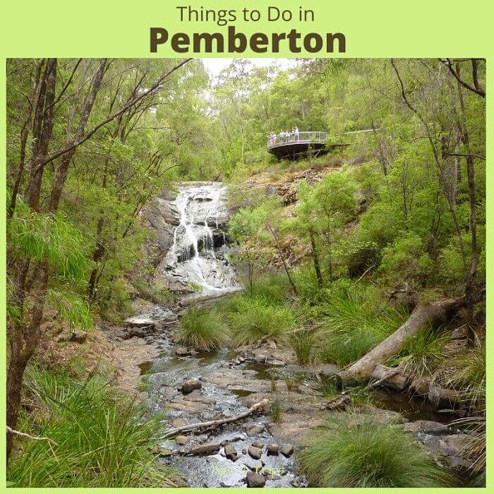 Lookout at Beedalup Falls near Pemberton Western Australia