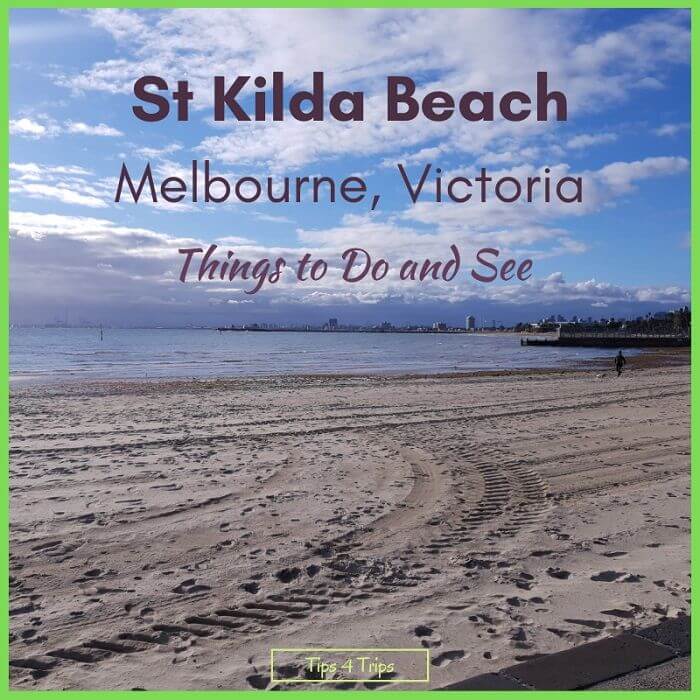 white sandy beach of St Kilda one of the things to do on a day trip to St Kilda in Melbourne Victoria