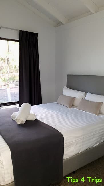 Queen bed at Karri Valley Resort accommodation