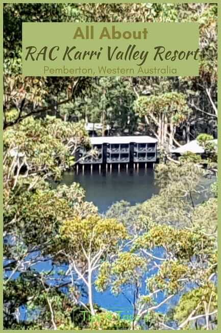View through trees of RAC Karri Valley Resort