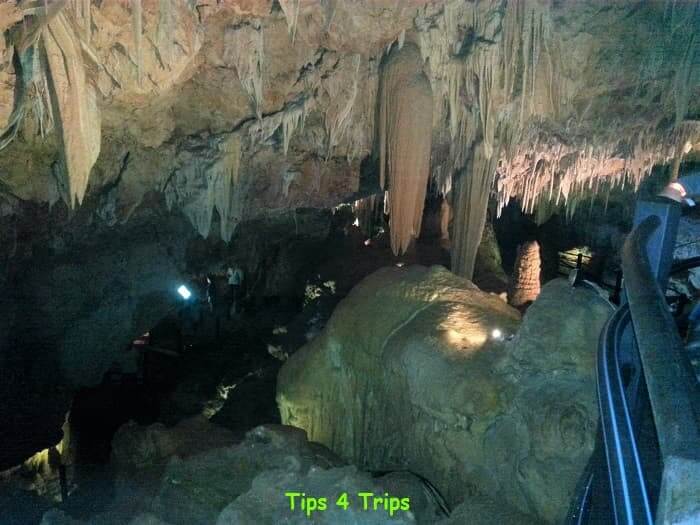 looking down in Nilgi Cave